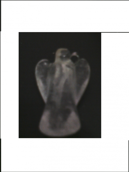 colar e chaveiro anjo da guarda de cristal