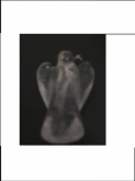 colar e chaveiro anjo da guarda de cristal